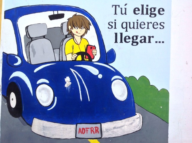 You decide if you want to arrive...