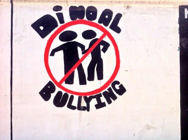Say no to bullying. 